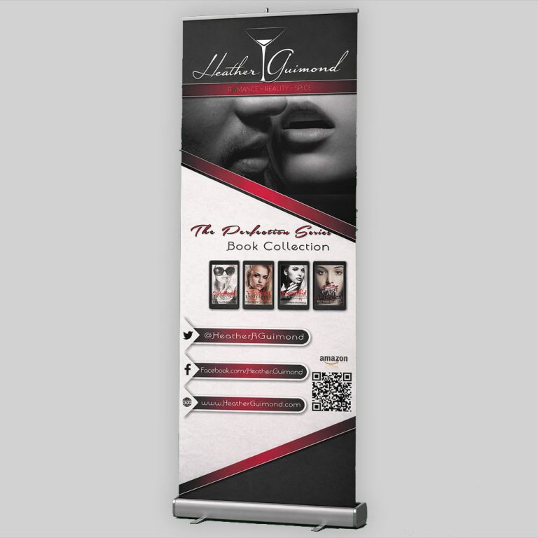 Standing banner - Author Heather Guimond